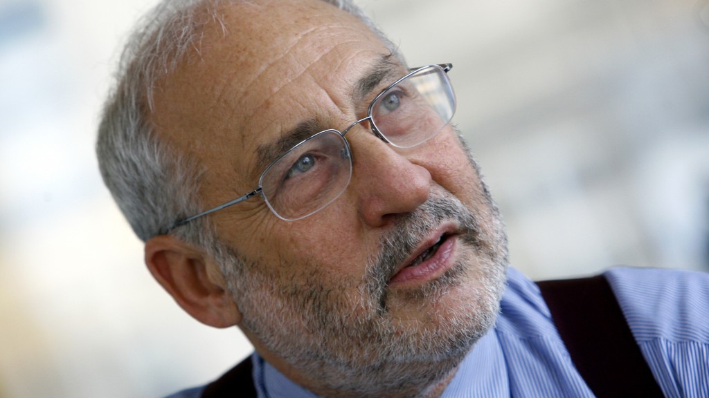 Economist and Nobel laureate Joseph Stiglitz Economist during interview with Reuters